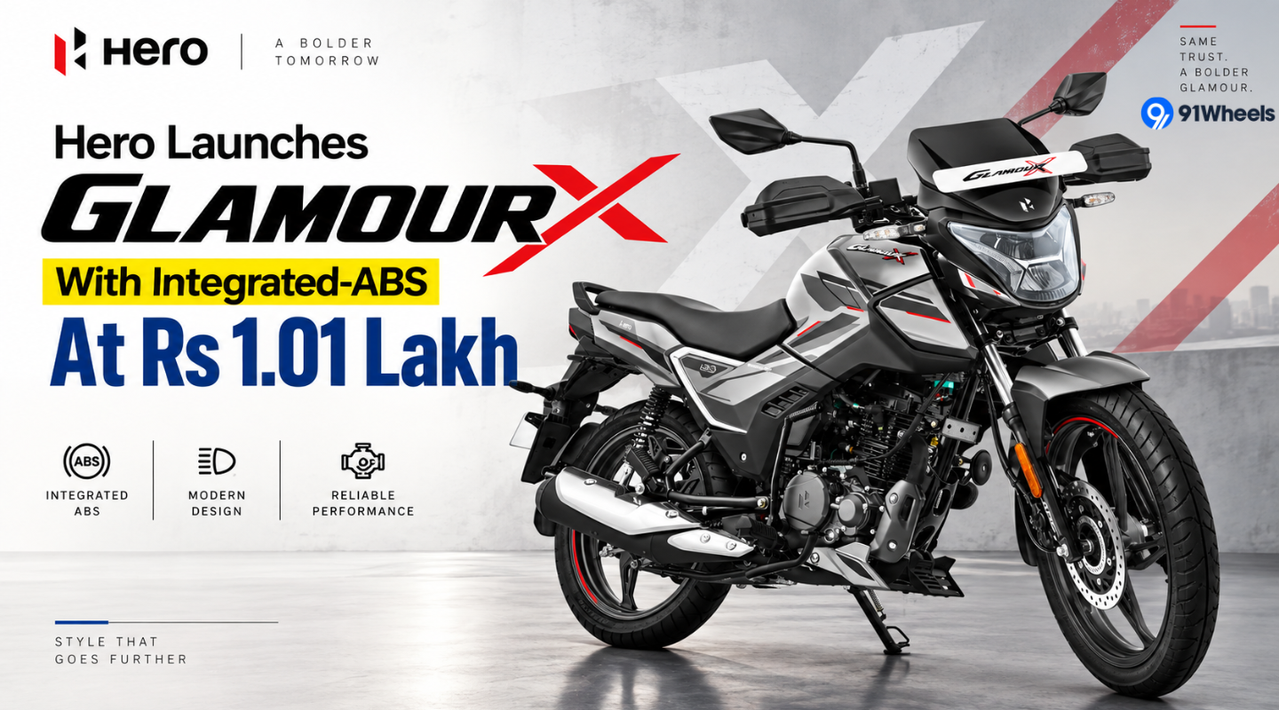 Hero Launches Glamour X With ABS At Rs 1.01 Lakh Hero Launches Glamour X With ABS At Rs 1.01 Lakh